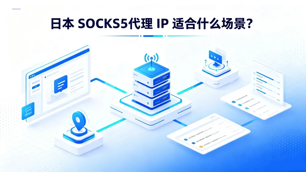 日本 SOCKS5 代理IP适合什么场景?