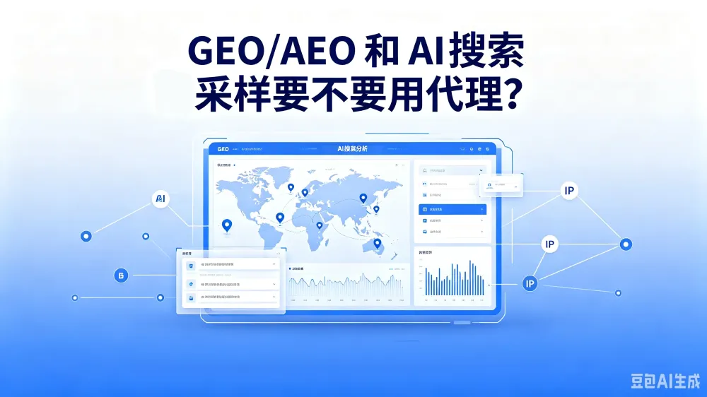 GEO/AEO 和 AI 搜索采样要不要用代理 IP?