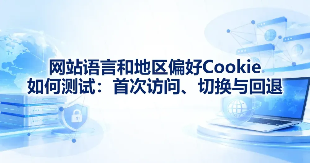 多语言 Cookie 测试：首次访问、切换与回退