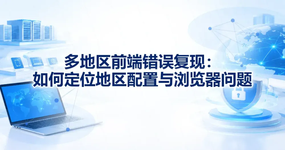 多地区前端错误复现：浏览器、时区与 Console 日志