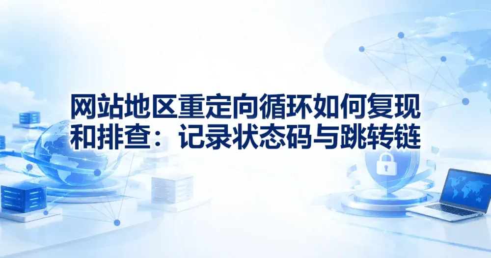 Web 地区重定向循环测试：复现步骤与跳转链记录
