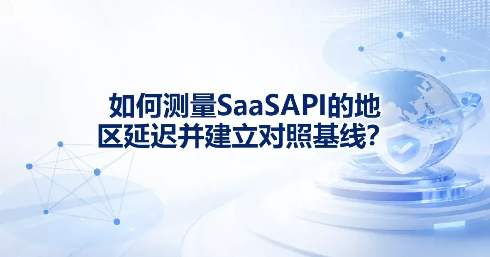 SaaS API 地区延迟基线怎么建？请求口径与分位数