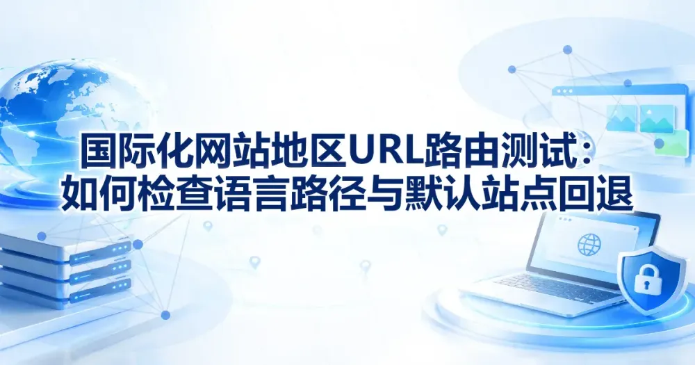 国际化 URL 路由测试：语言路径与默认站点回退
